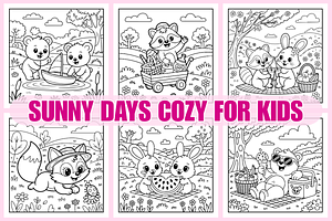 Sunny Days Cozy For Kids, a Decorative Illustration by Coco Bloom