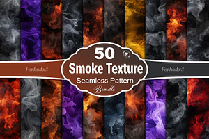 Smoke Texture Seamless Pattern, a Pattern Graphic by Forhadx5