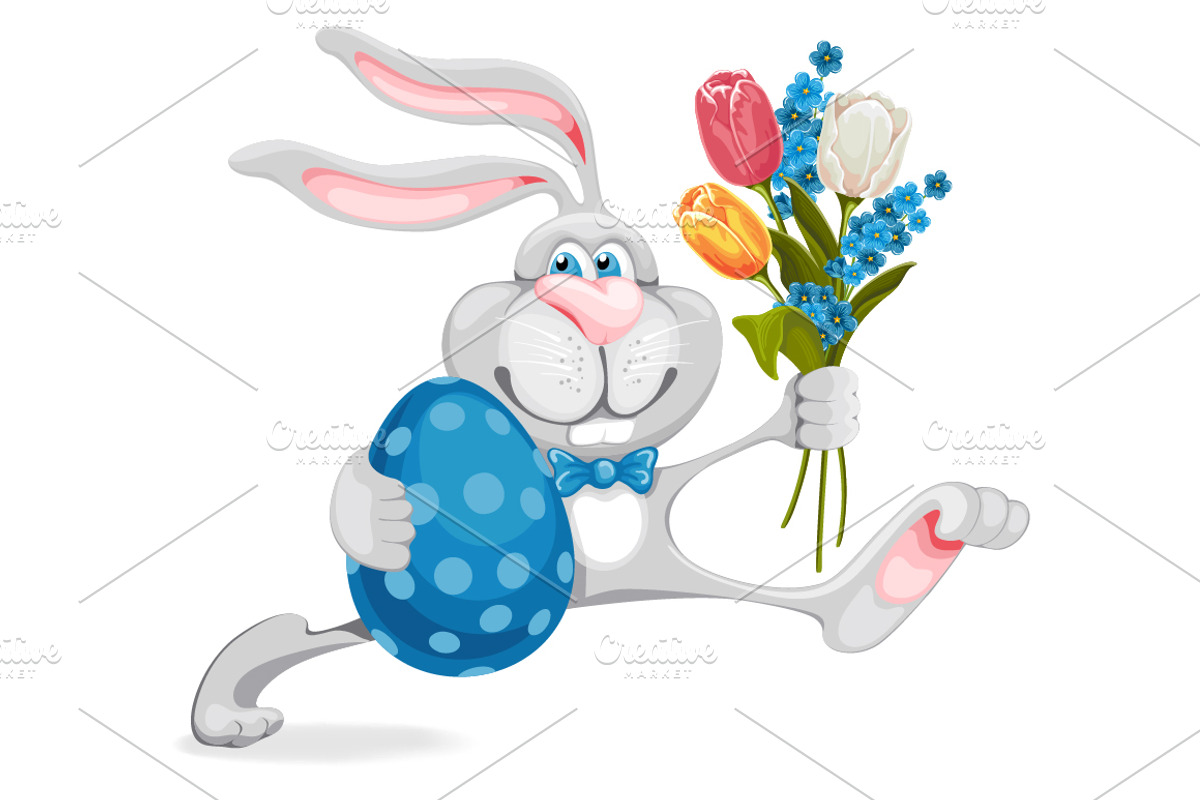 Cheerful bunny, a Graphic by Vector beauty (Photo 2 of 5)