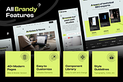 Brandy - Digital Marketing Web UI, an UI Kit Template by dhuhacreative (Thumbnail 3 of 8)