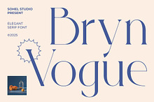 Bryn Vogue - Elegant Modern Serif