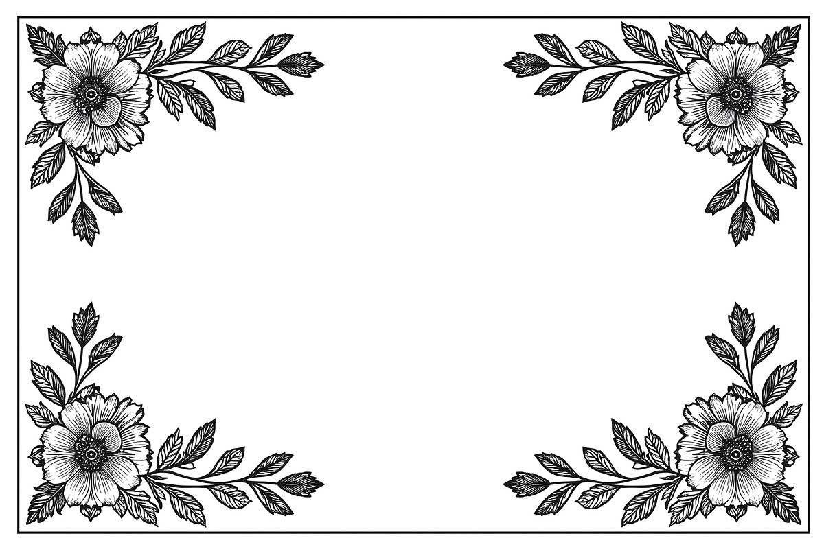 Laser Cut Floral Bundle, an Illustration by hafijul (Photo 6 of 9)