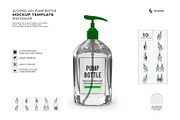 Gel Pump Bottle Packaging Mockup, a Packaging Mockup by DesignRushMarket (Thumbnail 1 of 10)