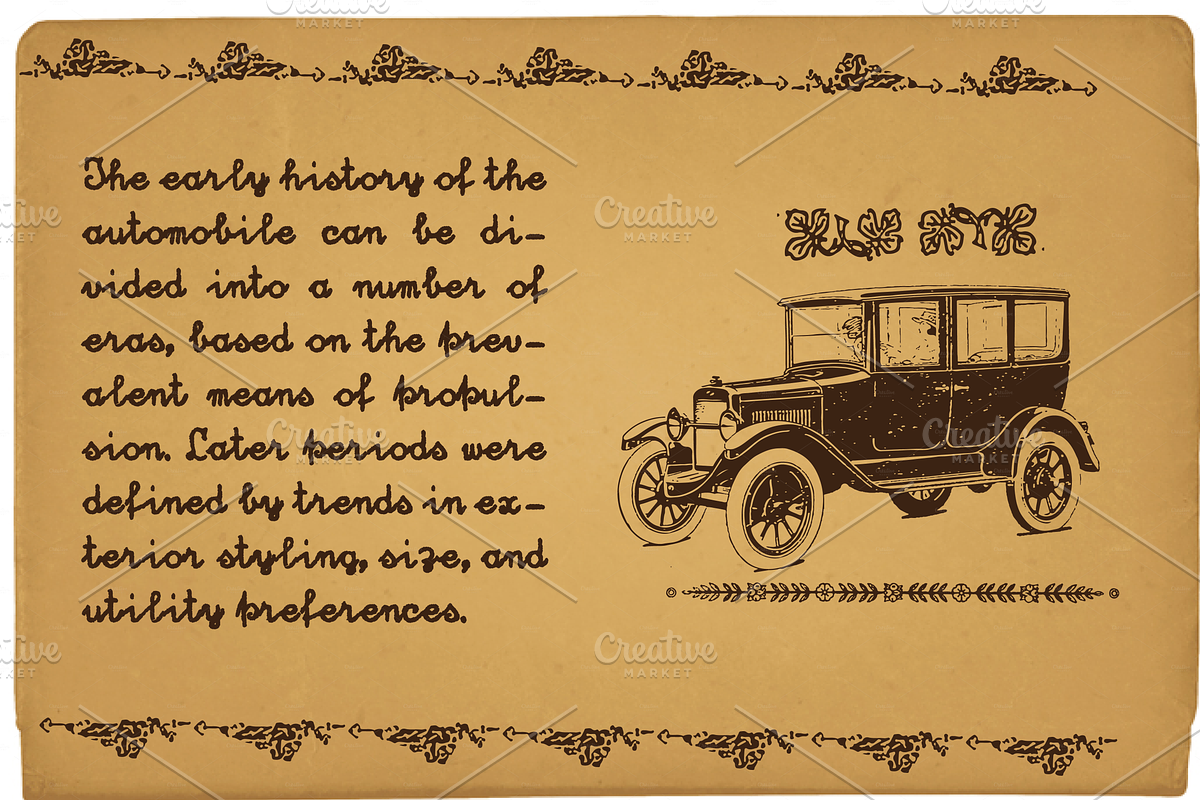 Hand Writer Retro Font, a Serif Font by Jadugar Design Studio (Photo 7 of 8)