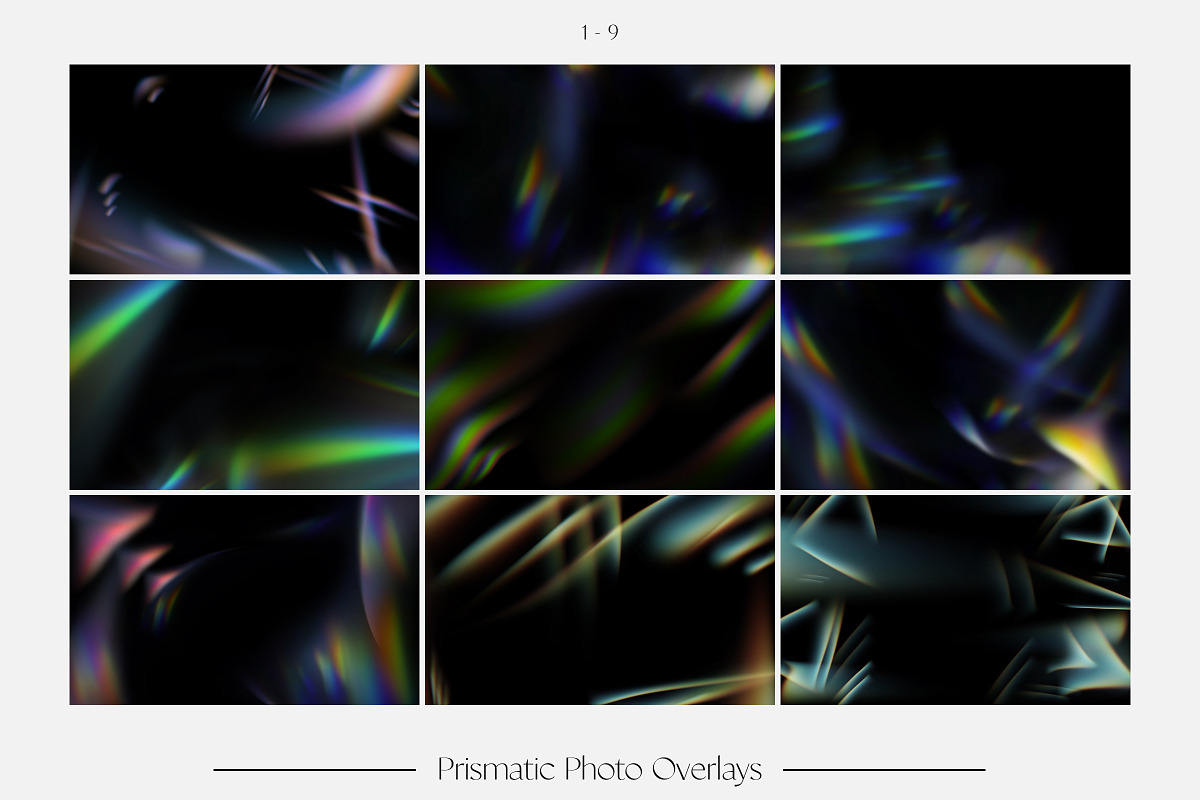Prismatic Photo Overlays, a Texture Graphic by Freezerondigital (Photo 9 of 11)