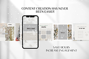 White Christmas Instagram Templates, a Social Media Template by SociallyyCreative (Thumbnail 8 of 10)