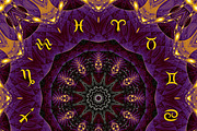 30 mystic zodiac signs circles, an Object Graphic by tkdesign (Thumbnail 8 of 31)