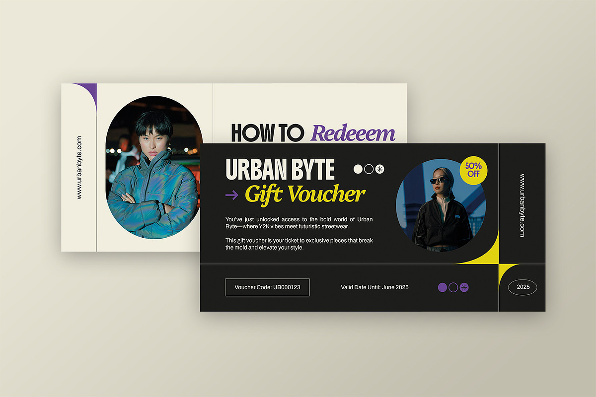 Urban Byte - Gift Voucher, a Print Template by StreaksideStd (Photo 3 of 3)