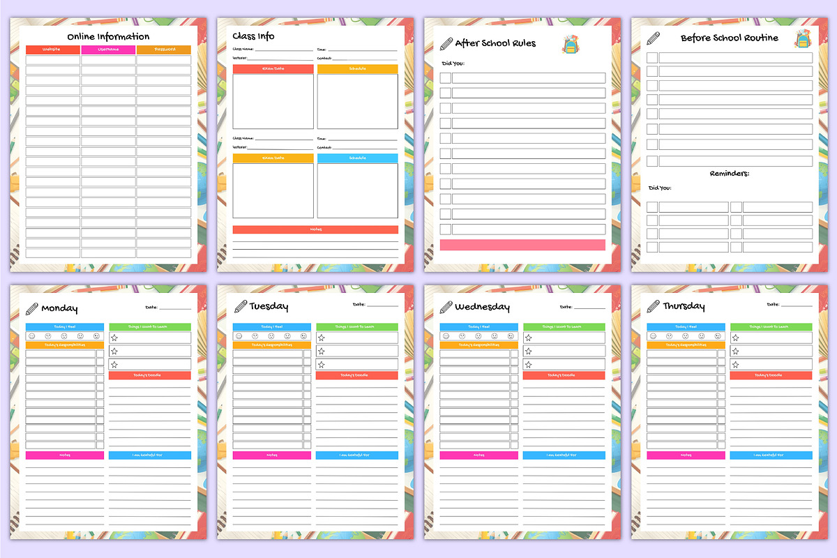 2026 Academic Workbook for Kids Kdp, a Stationery Template by Mustafiz (Photo 5 of 11)