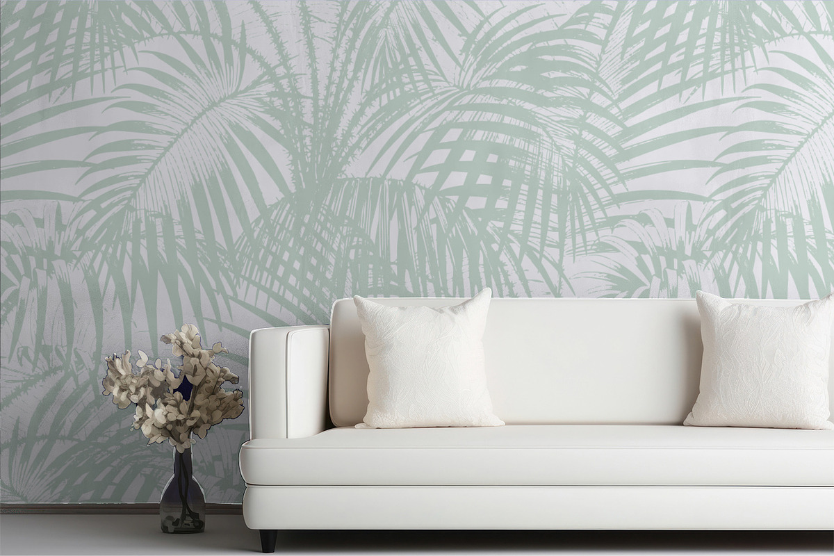 Subtle Palms, a Wallpaper Graphic by MalyskaStudio (Photo 3 of 6)