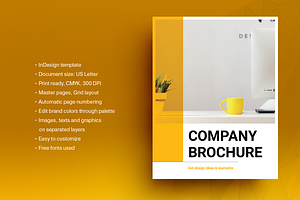Yellow Business Brochure Template, a Brochure Template by Boris Cupac