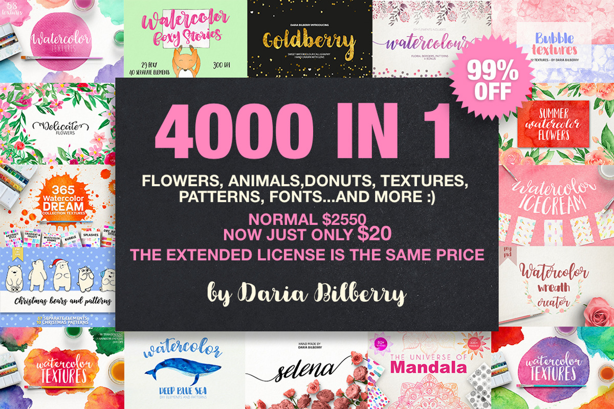 4000 IN 1 GRAPHIC BUNDLE SUPER SALE, an Object Illustration by BilberryCreates (Photo 32 of 32)
