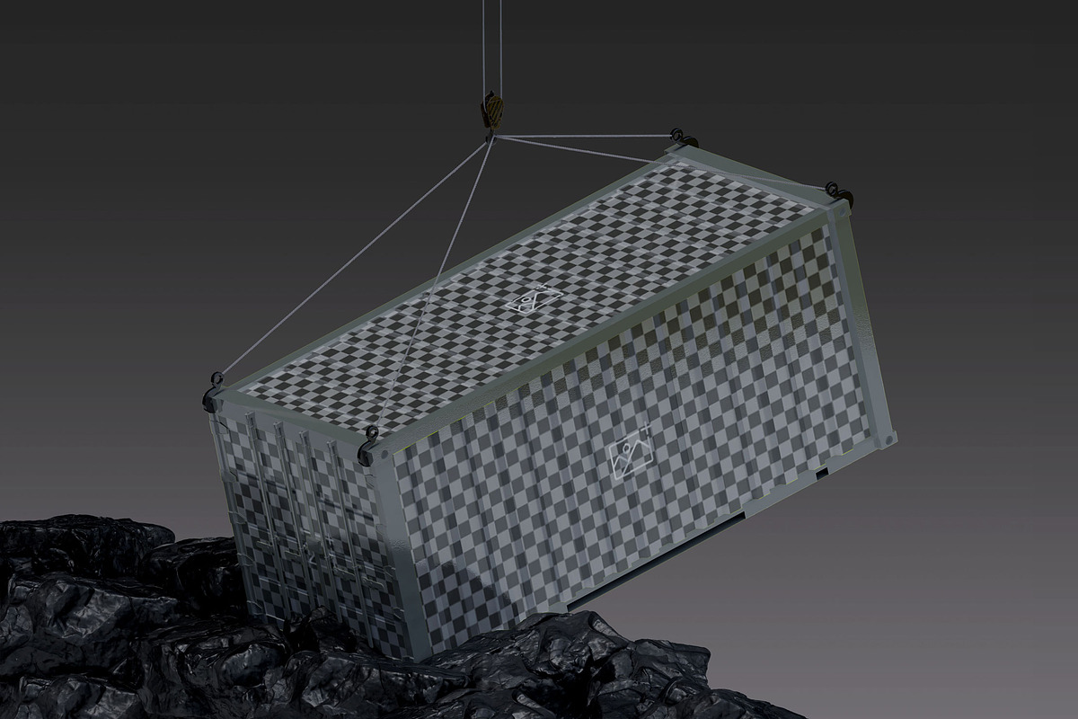 Industrial Container Mockup, a Product Mockup by fakhroo (Photo 2 of 2)