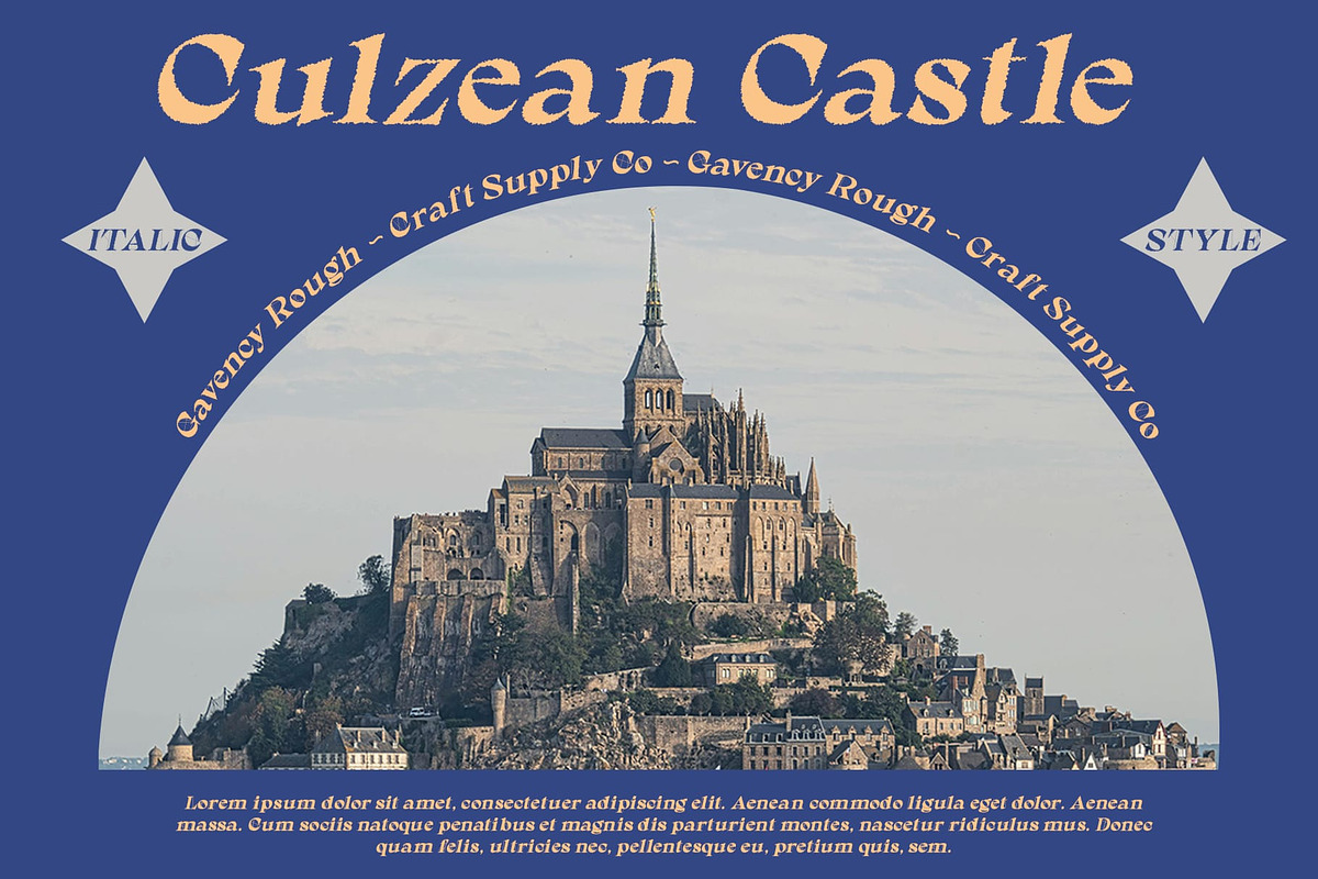 Gavency Rough, a Serif Font by Craft Supply Co. (Photo 4 of 8)