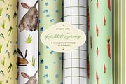 Spring Easter bunnies patterns, a Pattern Graphic by Vero Arts (Thumbnail 1 of 10)