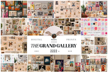 The Grand Gallery. 2222+ Prints, a Background Graphic by Purple