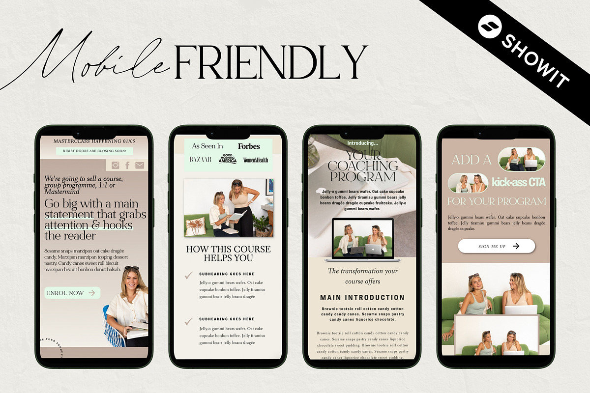 Coaching Sales page Website Template, a Websites & App Template by Field Digital (Photo 10 of 12)