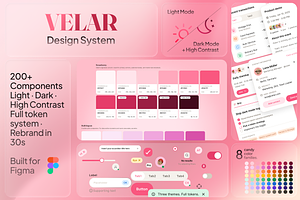 Velar Design System, an UI Kit Template by xStudio