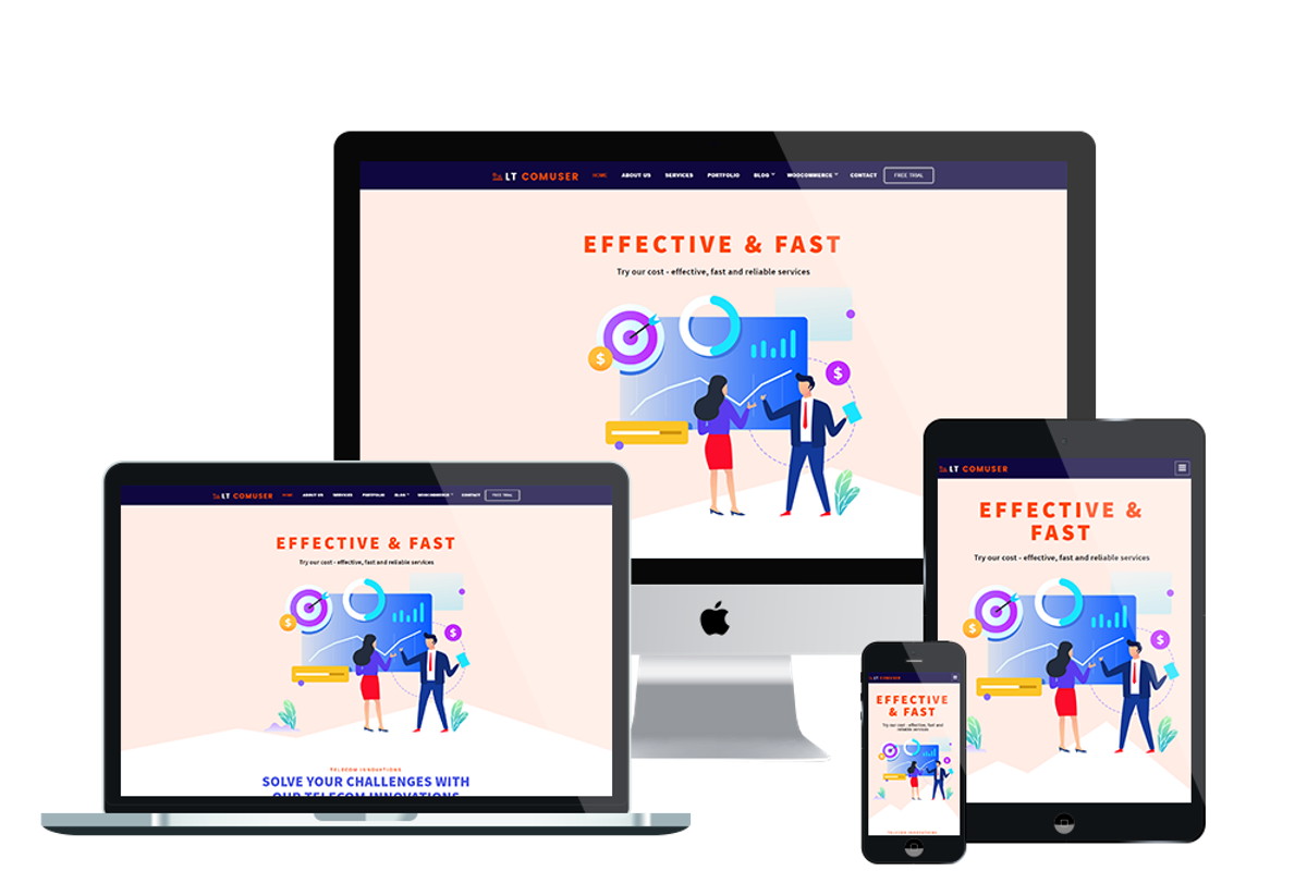 LT Comuser Business WordPress Theme, a WordPress Template by LTheme (Photo 2 of 2)