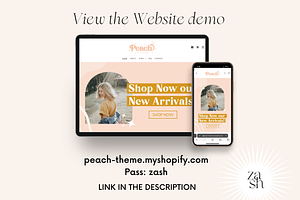 Peach - Boho Pink Shopify Theme