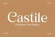Castile, a Serif Font by Fontastic (Thumbnail 1 of 9)