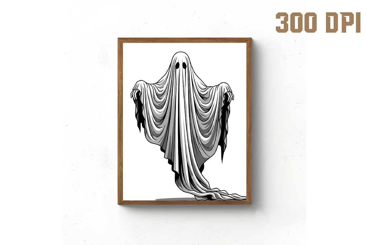 Halloween Ghost PNG, an Illustration by Libby Wishes (Photo 3 of 6)