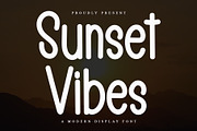 Sunset Vibes, a Serif Font by InermediaSTUDIO (Thumbnail 1 of 6)