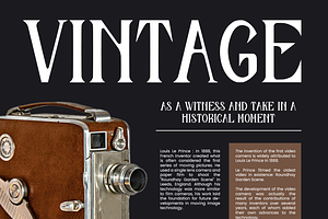 Fillanoll Vintage Display Font