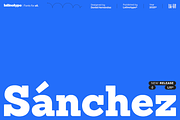Sánchez, a Sans Serif Font by Latinotype (Thumbnail 1 of 6)