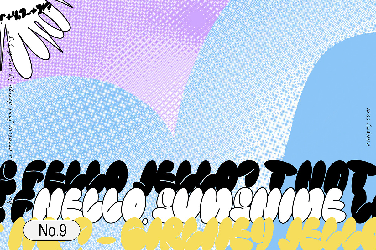 Bubble Toy | 2000s Retro Graffiti, a Font by ana & yvy (Photo 16 of 16)