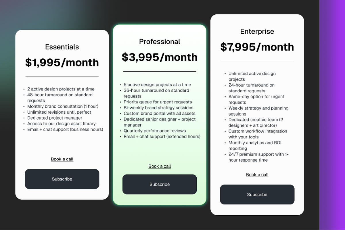 Design Agency Landing Page, a Landing Page Template by BeadyLab (Photo 7 of 8)