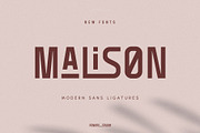 MALISON, a Sans Serif Font by Penatic Studio (Thumbnail 1 of 10)