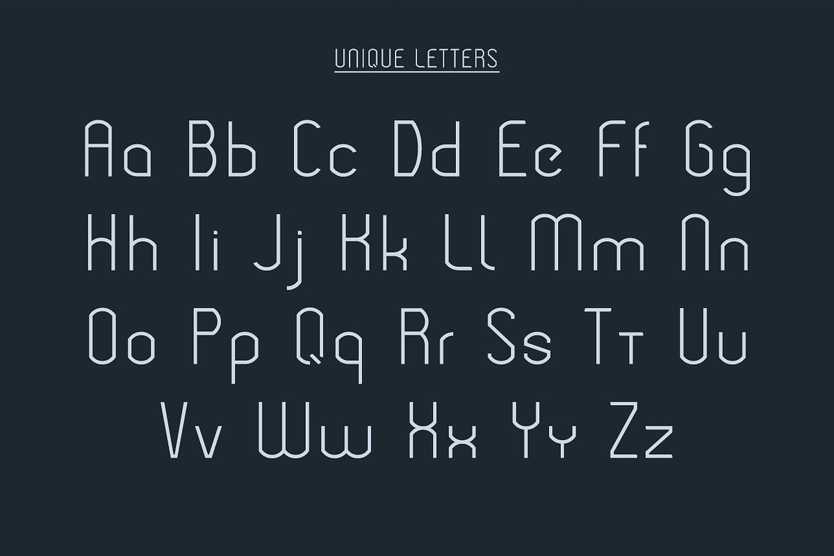 Modeka Extended Font preview 2