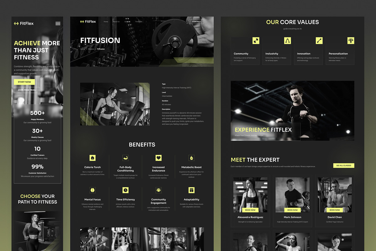 FitFlex - Fitness Gym Studio Framer, a Websites & App Template by peterdraw (Photo 4 of 5)