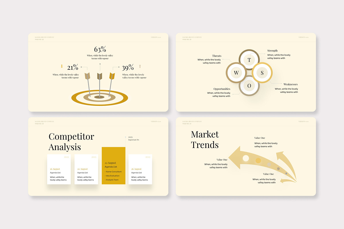 Kazara- Brand Proposal PowerPoint, a Presentation Template by Premast (Photo 3 of 4)
