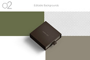 Square Rigid Slim Drawer Box Mockup, a Packaging Mockup by Sheikhadesign (Thumbnail 3 of 11)