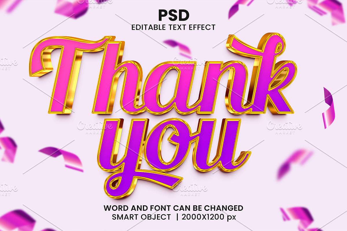 Thank you Gold 3d Text Effect, a Layer Style Add-On by bdrobin (Photo 1 of 2)