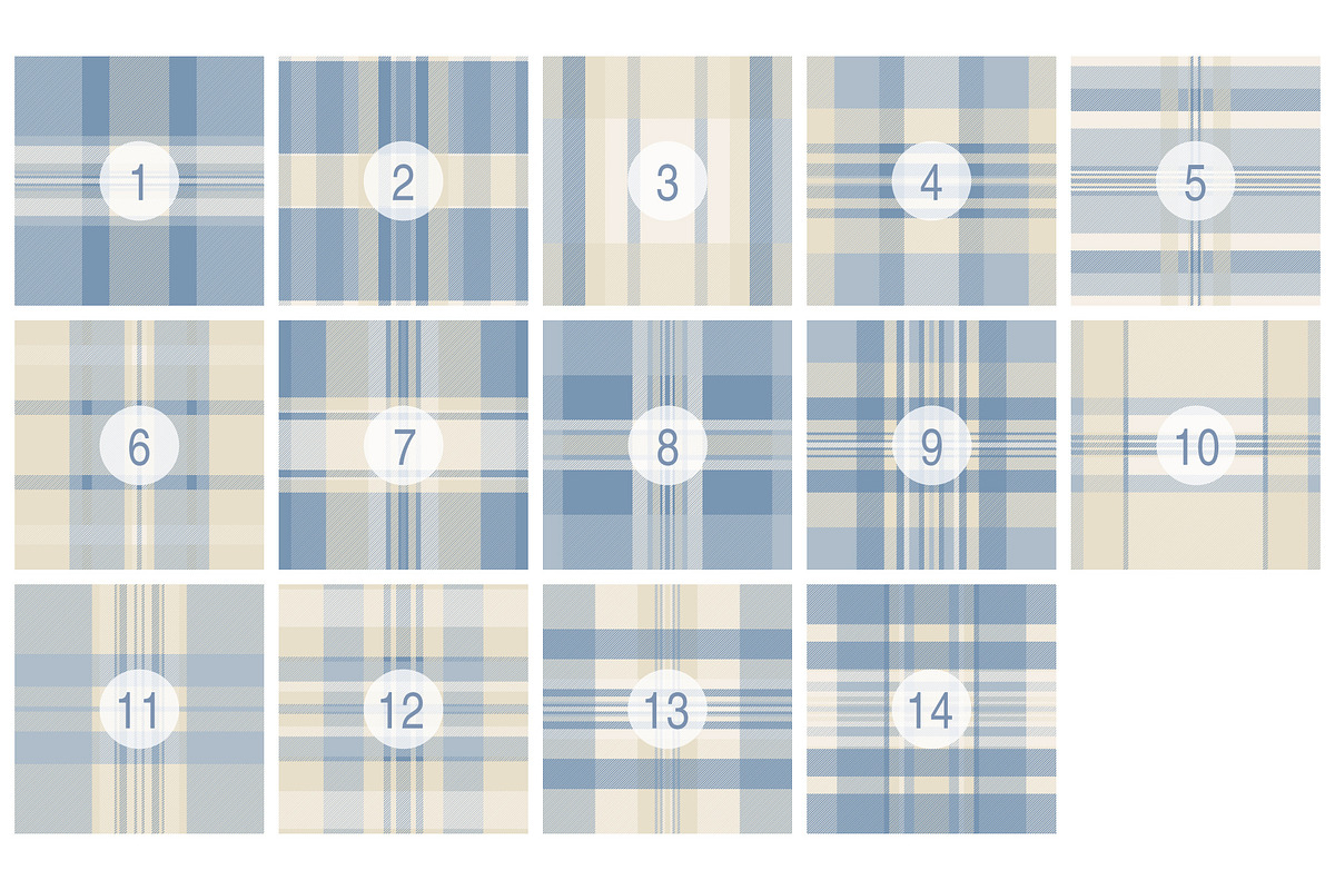 #258 Unique Modern Blankets, a Pattern Graphic by Plaid4You (Photo 2 of 5)