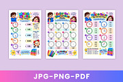 Quarter-Hour Reading Skills, a Stationery Template by Designmela01 (Thumbnail 2 of 6)