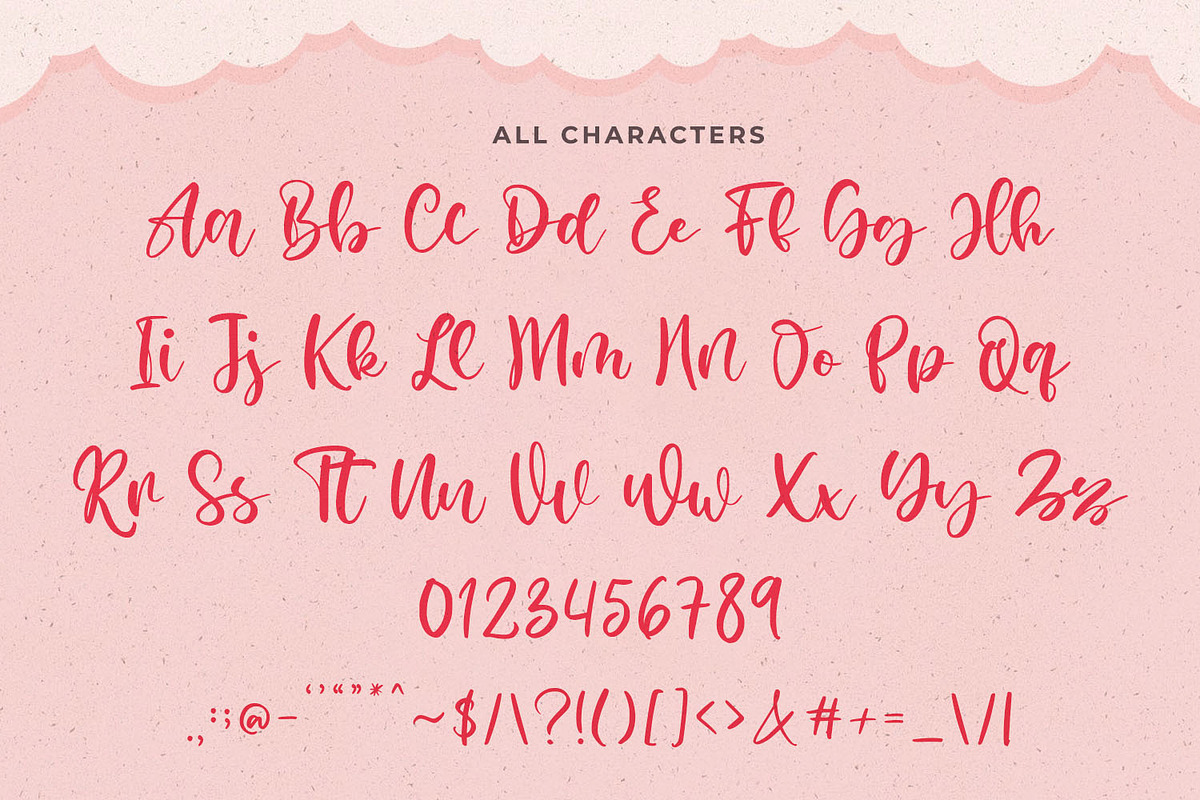 Sweet Bianca Modern Script Font, a Script Font by Kotak Kuning Studio (Photo 8 of 8)