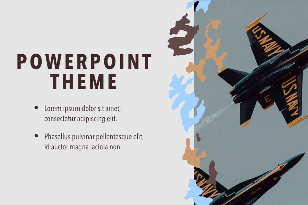 Camouflage PowerPoint Template, a Presentation Template by Jumsoft