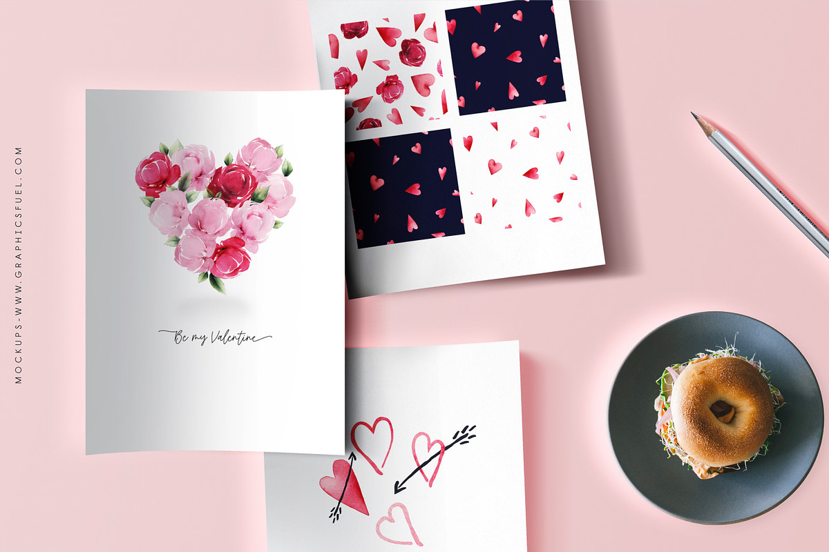 Watercolor Floral Bundle, a Texture Illustration by ollalya (Photo 18 of 112)