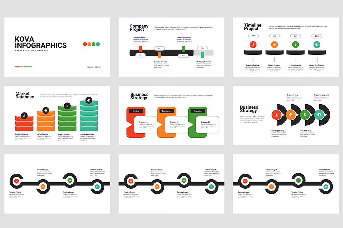 Kova: Infographic Google Slides, a Presentation Template by Punkl Camp (Photo 4 of 9)