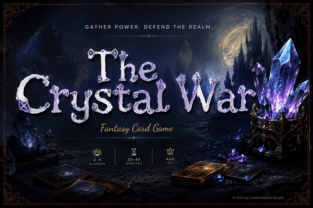 Diamond Well Hand-Drawn Fantasy Font, a Handwritten Font by Letterhanna Studio (Photo 7 of 9)