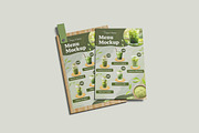 Modern Menu Mockup For Branding, an Advertising Mockup by bimockup (Thumbnail 2 of 6)