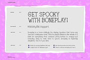 Boneplay Halloween Display Font, a Symbol Font by Vadovastd (Thumbnail 3 of 7)