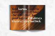 Karma Magazine Template, a Magazine Template by By Cris Convery (Thumbnail 4 of 6)