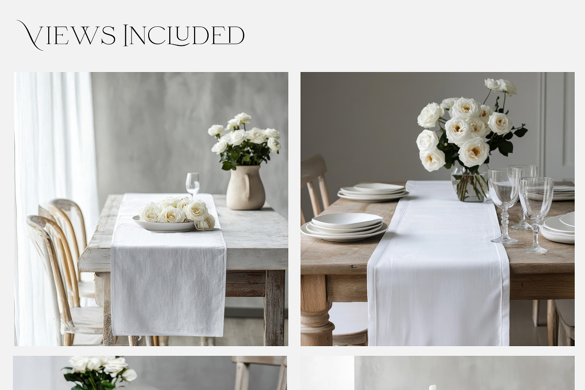 Table Runner with Smart Objects, a Product Mockup by mock-ups (Photo 2 of 13)