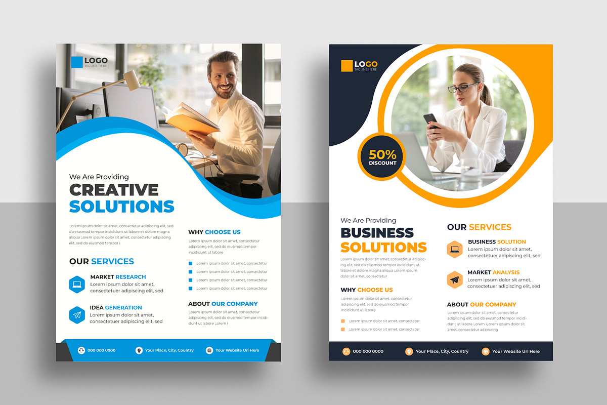 Digital Marketing Business Flyer, a Flyer Template by Designgrove