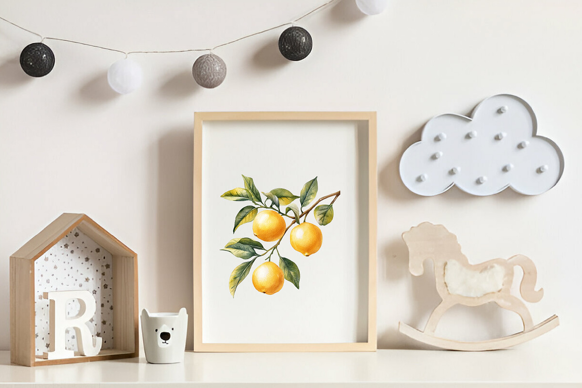 Cozy Yellow Summer Clipart, an Illustration by CreationArt (Photo 6 of 9)